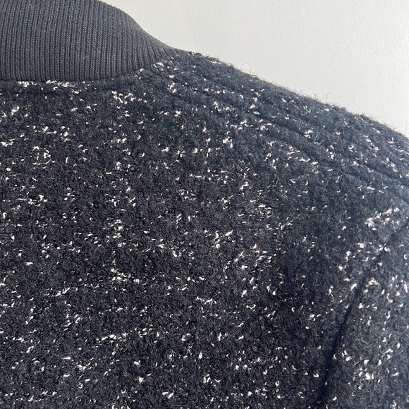Abercrombie and Fitch tweed bomber jacket - Picture 3 of 5